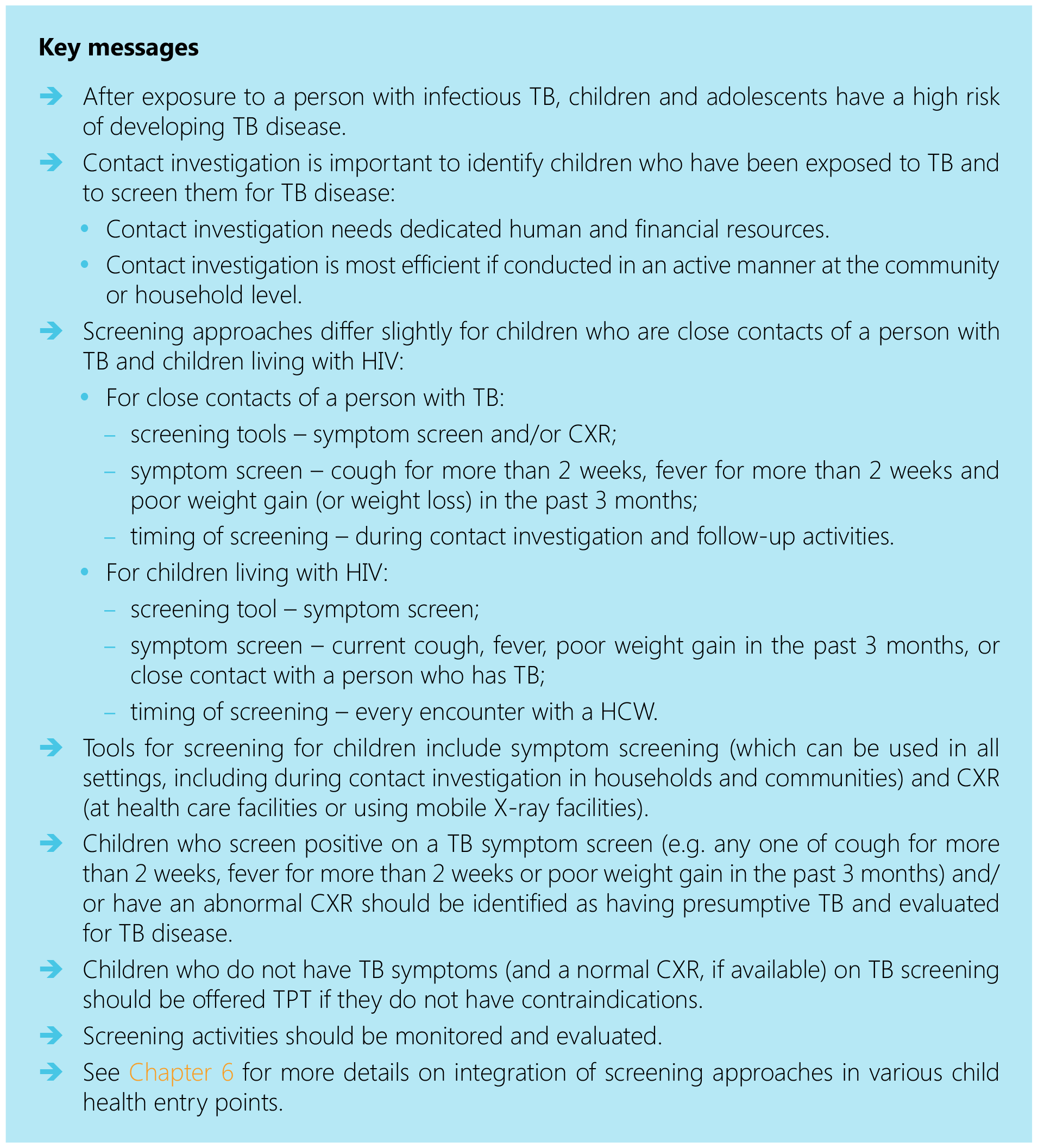 Key messages