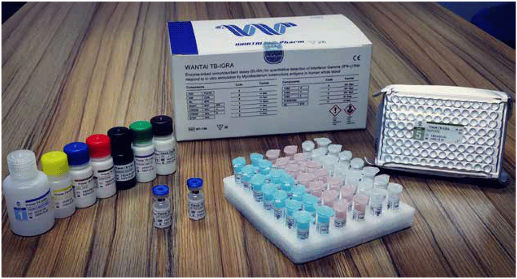 Fig. 3.5. WANTAI TB-IGRA kits and components