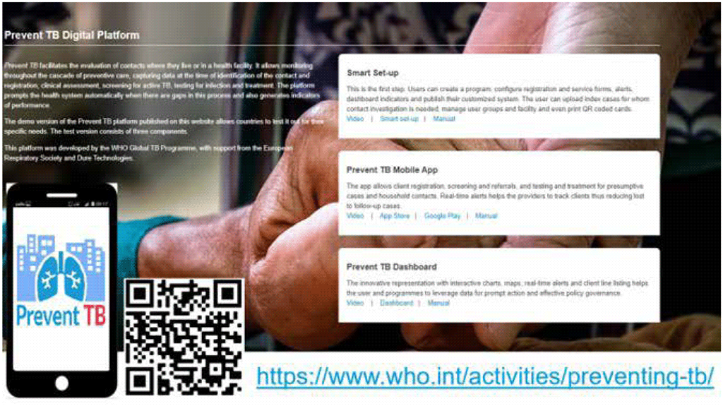 Fig. 4.3. The Prevent TB digital platform